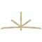 Ekena Millwork Alberta Rough Sawn Timber Gable Bracket, Douglas Fir, 108"W x 45"H x 2"D x 4"F, 10/12 Pitch GBW108X45X0204ALB00RDF - alternate 1